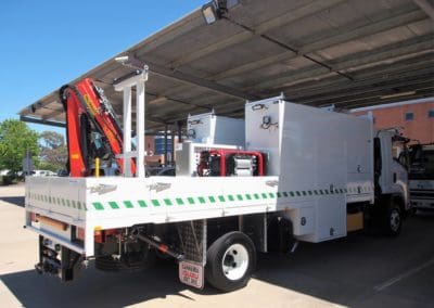 Custom Truck Service Body in Canberra for ACTEWAGL